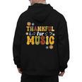 Retro Thankful For Music Floral Music Teacher Thanksgiving Men Women Men's Hoodie Back Print, trending gift Retro Thankful For Music Floral Music Teacher Thanksgiving Men Women Men's Hoodie Back Print, trending gift