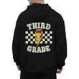 Retro Third Grade Teacher Lightning Bolt Pencil Teacher Kids Men's Hoodie Back Print, trending gift Retro Third Grade Teacher Lightning Bolt Pencil Teacher Kids Men's Hoodie Back Print, trending gift