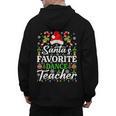 Santa's Favorite Dance Teacher Shirt Christmas Pajama Men's Hoodie Back Print, trending gift Santa's Favorite Dance Teacher Shirt Christmas Pajama Men's Hoodie Back Print, trending gift