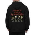 School Office Clerk Creepin' It Real HALLOWEEN Teacher Shirt Men's Hoodie Back Print, trending gift