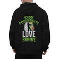 School Psychologists Love Brains Halloween Teacher Counselor Men's Hoodie Back Print, trending gift School Psychologists Love Brains Halloween Teacher Counselor Men's Hoodie Back Print, trending gift