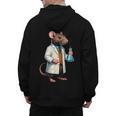 Science Rat Lab Science Scientist Mouse Teacher Chemistry Men's Hoodie Back Print, Science Teacher Gifts, trending gift