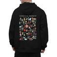 Science Teacher Alphabet Science Is All Around Us Teacher Men's Hoodie Back Print, Science Teacher Gifts, trending gift