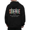 Science Teacher Definition For Women & Men Men's Hoodie Back Print, Science Teacher Gifts, trending gift