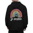 Sé Amable Spanish Bilingual Teacher Be Kind Boho Rainbow Men's Hoodie Back Print, trending gift Sé Amable Spanish Bilingual Teacher Be Kind Boho Rainbow Men's Hoodie Back Print, trending gift