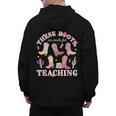 These Boots Are Made For Teaching Western Cowgirl Teacher Men's Hoodie Back Print, trending gift