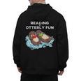 Sea Otter Book Reading Shirt For Bookworm Teachers Men's Hoodie Back Print, trending gift Sea Otter Book Reading Shirt For Bookworm Teachers Men's Hoodie Back Print, trending gift