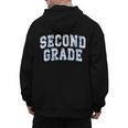 Second Grade Floral Blue Back To School 2nd Grade Teacher Men's Hoodie Back Print, 2nd Grade Teacher Gifts, trending gift Second Grade Floral Blue Back To School 2nd Grade Teacher Men's Hoodie Back Print, 2nd Grade Teacher Gifts, trending gift
