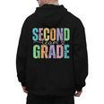 Second Grade Team Heart Teacher Student Back To School Girls Men's Hoodie Back Print, trending gift