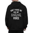 Singing Voice Singer Choir Chorus Music Teacher For Men Women Girls Kids Men's Hoodie Back Print, trending gift