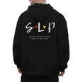 SLP Teacher Shirts Speech Language Pathologist Men's Hoodie Back Print, trending gift
