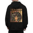 Smart Teacher Afro Girl Melanin African American Wowen Men's Hoodie Back Print, trending gift