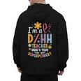 Special Education ASL Teacher Superpower DHH Teacher Men's Hoodie Back Print, trending gift Special Education ASL Teacher Superpower DHH Teacher Men's Hoodie Back Print, trending gift