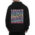 Sped Caffeinate Advocate Laminate Educate Teacher Men's Hoodie Back Print, trending gift Sped Caffeinate Advocate Laminate Educate Teacher Men's Hoodie Back Print, trending gift