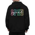 SPED Squad Team SPED Teacher Special Education Teacher Men's Hoodie Back Print, trending gift SPED Squad Team SPED Teacher Special Education Teacher Men's Hoodie Back Print, trending gift