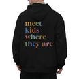 SPED Teacher SLP Meet Kids Where They Are Special Education Men's Hoodie Back Print, trending gift SPED Teacher SLP Meet Kids Where They Are Special Education Men's Hoodie Back Print, trending gift