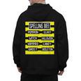 Spelling Bee Pun Halloween Costume For Teachers Men's Hoodie Back Print, trending gift Spelling Bee Pun Halloween Costume For Teachers Men's Hoodie Back Print, trending gift