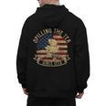 Spilling The Tea Since 1773 American History Teacher Vintage Men's Hoodie Back Print, History Teacher Gifts, trending gift