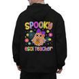 Spooky ESOL Teacher Halloween ESOL Teaching Coquette Men's Hoodie Back Print, trending gift Spooky ESOL Teacher Halloween ESOL Teaching Coquette Men's Hoodie Back Print, trending gift