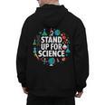 Stand Up For Science STEM Advocacy Pro Scientific Teacher Men's Hoodie Back Print, Science Teacher Gifts, trending gift