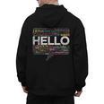 Start With Hello Different World Language Learning Teacher Men's Hoodie Back Print, trending gift Start With Hello Different World Language Learning Teacher Men's Hoodie Back Print, trending gift