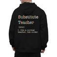 Substitute Teacher Like A Normal Teacher But Cooler Men's Hoodie Back Print, trending gift Substitute Teacher Like A Normal Teacher But Cooler Men's Hoodie Back Print, trending gift