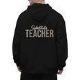Substitute Teacher Supplies For Teachers Leopard For Men Women Men's Hoodie Back Print, trending gift