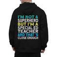 Superhero & Special Education Teacher Men Women Men's Hoodie Back Print, trending gift Superhero & Special Education Teacher Men Women Men's Hoodie Back Print, trending gift