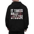 It Takes Balls To Teach Pe Teacher Chaos Coordinator US Flag Men's Hoodie Back Print, Pe Teacher Gifts, trending gift It Takes Balls To Teach Pe Teacher Chaos Coordinator US Flag Men's Hoodie Back Print, Pe Teacher Gifts, trending gift