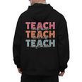 Teach Compassion Kindness Confidence For Teacher Men's Hoodie Back Print, trending gift Teach Compassion Kindness Confidence For Teacher Men's Hoodie Back Print, trending gift