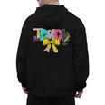 Teach Coquette Bow Teacher Back To School Happy First Day Men's Hoodie Back Print, trending gift Teach Coquette Bow Teacher Back To School Happy First Day Men's Hoodie Back Print, trending gift