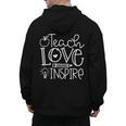 Teach Love Inspire Retro Teacher Kids Back To School Men's Hoodie Back Print, trending gift Teach Love Inspire Retro Teacher Kids Back To School Men's Hoodie Back Print, trending gift