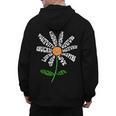 Teach Love Inspire Teachers Inspirational Flower Teachers Men's Hoodie Back Print, trending gift