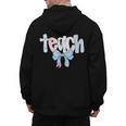 Teach Teacher Coquette Bow Pencil Back To School First Day Men's Hoodie Back Print, trending gift Teach Teacher Coquette Bow Pencil Back To School First Day Men's Hoodie Back Print, trending gift