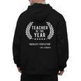 Teacher Appreciation Shirts Teacher Of The Year Men's Hoodie Back Print, trending gift