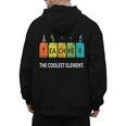 Teacher The Coolest Element Chemistry Periodic Table Science Men's Hoodie Back Print, Science Teacher Gifts, trending gift