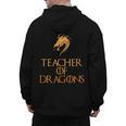 Teacher Of Dragons For Teachers Top Tee T-Shirt Men's Hoodie Back Print, trending gift
