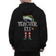 The Teacher Elf Shirt Matching Family Christmas Elf Men Women Kids Men's Hoodie Back Print, trending gift The Teacher Elf Shirt Matching Family Christmas Elf Men Women Kids Men's Hoodie Back Print, trending gift