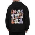 Teacher Halloween In My Spooky Teacher Era Retro Groovy Men's Hoodie Back Print, Groovy Teacher Gifts, trending gift