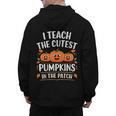 Teacher Halloween I Teach The Cutest Pumpkins In The Patch Men's Hoodie Back Print, trending gift Teacher Halloween I Teach The Cutest Pumpkins In The Patch Men's Hoodie Back Print, trending gift