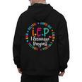 Teacher IEP IEP Encourage Progress Special Education Men's Hoodie Back Print, trending gift