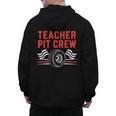 Teacher Pit Crew Race Car Driver Costume Men Women Kids Men's Hoodie Back Print, trending gift