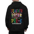 Teacher Of Pre K Superheroes Teacher New School Year Men Women Men's Hoodie Back Print, trending gift