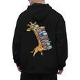 Teacher Shirt Giraffe Holding Books Bookworm Librarian Men's Hoodie Back Print, trending gift Teacher Shirt Giraffe Holding Books Bookworm Librarian Men's Hoodie Back Print, trending gift