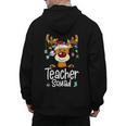 Teacher Squad Red Plaid Rudolph Reindeer Christmas Men's Hoodie Back Print, trending gift Teacher Squad Red Plaid Rudolph Reindeer Christmas Men's Hoodie Back Print, trending gift