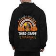 Teacher Thanksgiving Thankful For My Third Grade Turkeys Men's Hoodie Back Print, trending gift