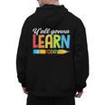 Teacher Y'All Gonna Learn Today First Day Of School Men's Hoodie Back Print, trending gift Teacher Y'All Gonna Learn Today First Day Of School Men's Hoodie Back Print, trending gift