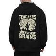 Teachers Love Brains Halloween Costume Boo Trick Teach Men's Hoodie Back Print, trending gift Teachers Love Brains Halloween Costume Boo Trick Teach Men's Hoodie Back Print, trending gift