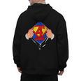 Teachers Are Superheroes 4th Grade Super Teacher Staff Men Women Men's Hoodie Back Print, Super Teacher Gifts, 4th Grade Teacher Gifts, trending gift