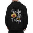 Teachers Thanksgiving Thankful For My Little Turkeys Men's Hoodie Back Print, trending gift